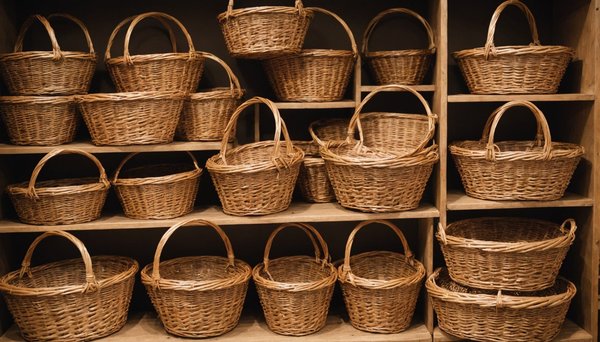 Les avantages du panier osier pour la vente au détail